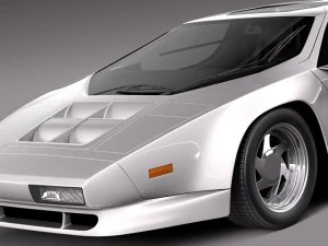 Vector W8 1990-1992 3D Model