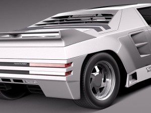 Vector W8 1990-1992 3D Model