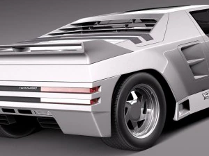Vector W8 1990-1992 3D Model