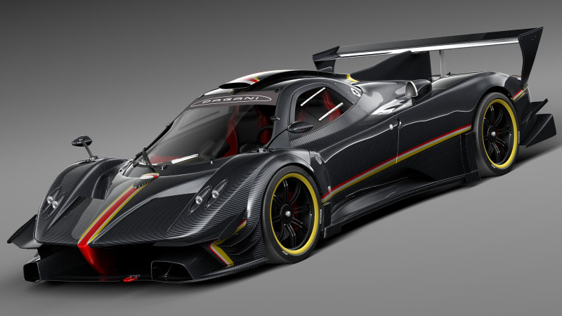 Pagani Zonda Revolucion 2013 3D Модель .c4d .max .obj .3ds .fbx .stl .blend 