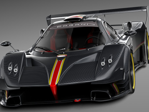 Pagani Zonda Revolucion 2013 3D Модель