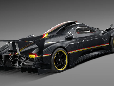 Pagani Zonda Revolucion 2013 3D Model