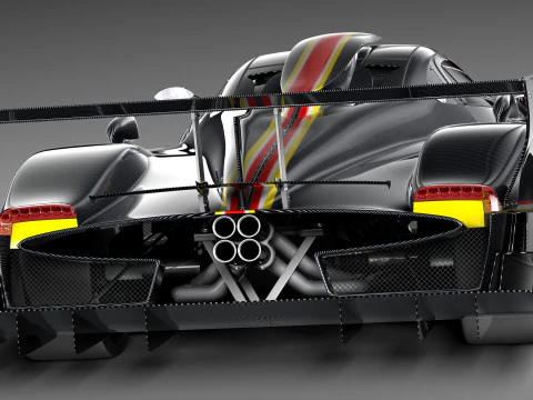 Pagani Zonda Revolucion 2013 3D Model