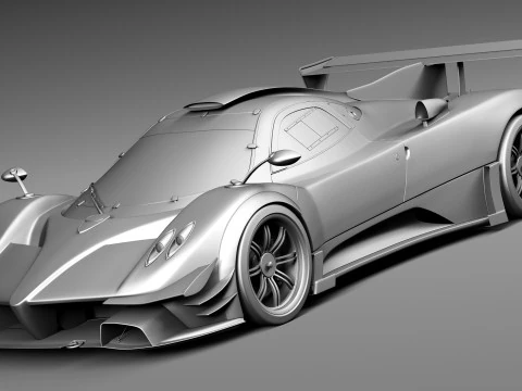 Pagani Zonda Revolucion 2013 3D Model