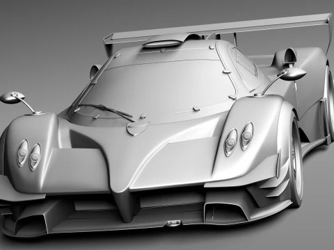 Pagani Zonda Revolucion 2013 3D Model