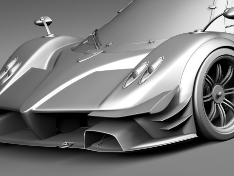 Pagani Zonda Revolucion 2013 3D Модель