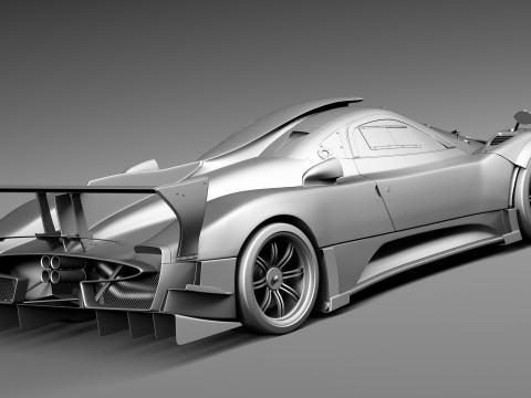 Pagani Zonda Revolucion 2013 3D Модель