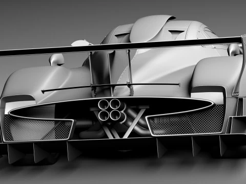 Pagani Zonda Revolucion 2013 3D Model