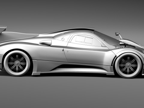 Pagani Zonda Revolucion 2013 3D Модель