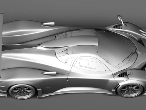 Pagani Zonda Revolucion 2013 3D Model