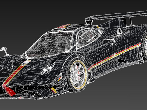 Pagani Zonda Revolucion 2013 3D Модель
