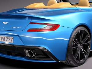 Aston Martin Vanquish Volante 2014 3D 模型