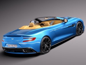 Aston Martin Vanquish Volante 2014 3D 模型