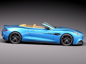 Aston Martin Vanquish Volante 2014 3D 模型