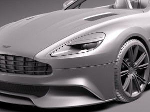 Aston Martin Vanquish Volante 2014 3D 模型