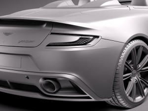 Aston Martin Vanquish Volante 2014 3D 模型