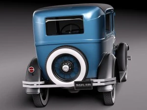 Model A Sedan 1928-1931 3D Model