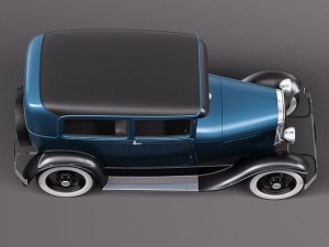 Model A Sedan 1928-1931 3Dモデル