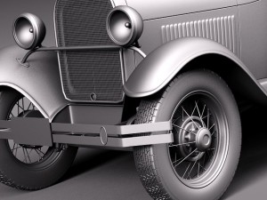 Model A Sedan 1928-1931 3Dモデル