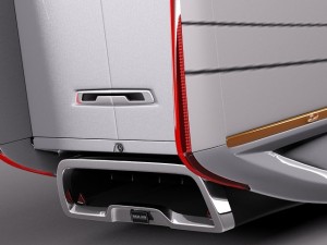 Scania R1000 2014 Aerotrailer 3D 模型