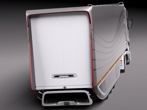 Scania R1000 2014 Aerotrailer 3D 模型
