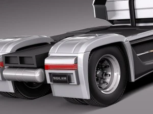 Scania R1000 2014 Аеропричіп 3D Модель