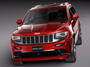 Jeep Grand Cherokee SRT 2014 3Dモデル