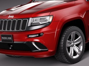Jeep Grand Cherokee SRT 2014 3Dモデル