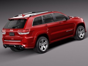 Jeep Grand Cherokee SRT 2014 3Dモデル