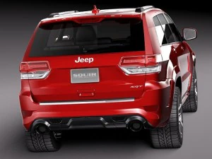 Jeep Grand Cherokee SRT 2014 3D Model