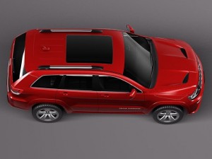 Jeep Grand Cherokee SRT 2014 3Dモデル