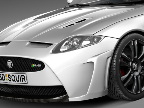Jaguar XKR-S Convertible 2013 3D Model