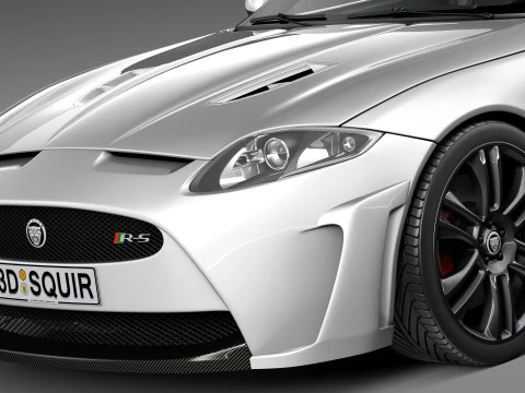 Jaguar XKR-S Convertible 2013 3D Model
