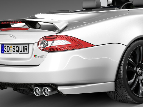 Jaguar XKR-S Convertible 2013 3D Model