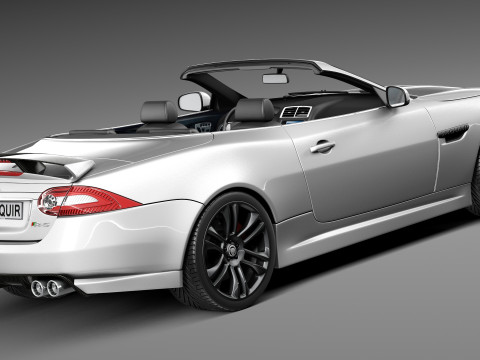 Jaguar XKR-S Convertible 2013 3D Model