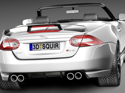 Jaguar XKR-S Convertible 2013 3D Model