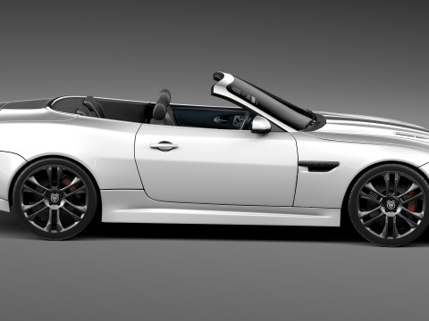 Jaguar XKR-S Convertible 2013 3D Model