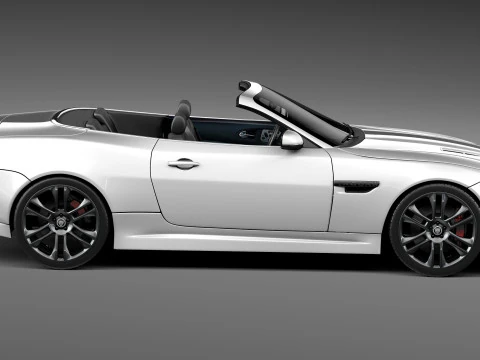 Jaguar XKR-S Convertible 2013 3D Model