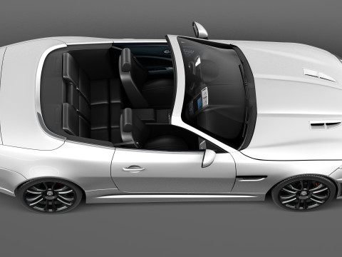 Jaguar XKR-S Convertible 2013 3D Model