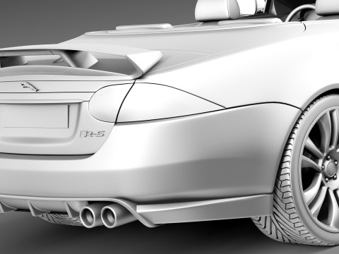 Jaguar XKR-S Convertible 2013 3D Model