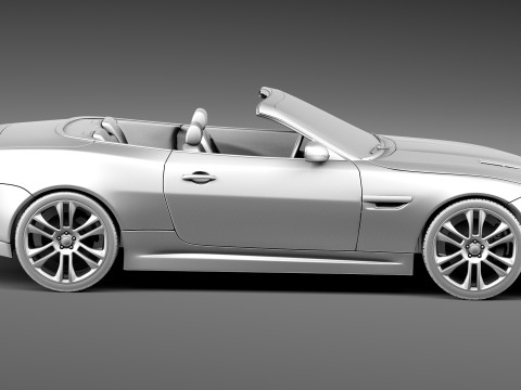 Jaguar XKR-S Convertible 2013 3D Model