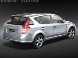 Kia Ceed Sporty Wagon 3D Model