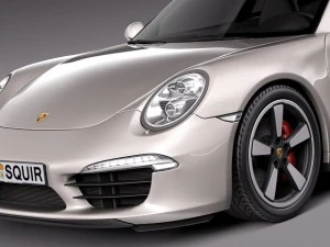 Porsche 911 50th Anniversary Edition 2014 3D Model