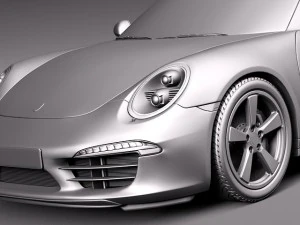 Porsche 911 50th Anniversary Edition 2014 3D Model