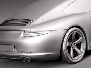 Porsche 911 50th Anniversary Edition 2014 Modelo 3D