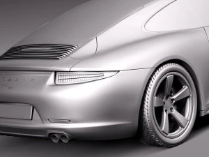 Porsche 911 50th Anniversary Edition 2014 3D Model