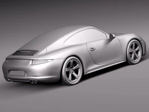Porsche 911 50th Anniversary Edition 2014 3D Model