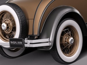 HotRod Model A Coupe 1928-1931 3D-Modell