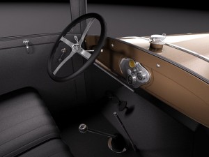 HotRod Model A Coupe 1928-1931 3D-Modell