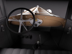 HotRod Model A Coupe 1928-1931 3D-Modell